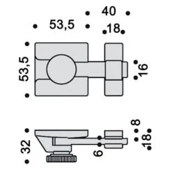 Targette à Fleau VACHETTE ASSA ABLOY -Outils Des Pros 1 1000