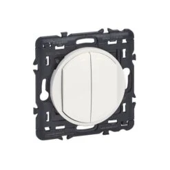 Interrupteur CELIANE Double Sans Fil Sans Pile LEGRAND LG-067724L