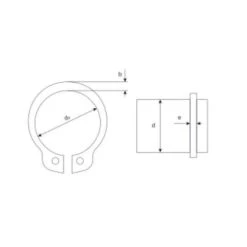 Circlips Extérieur Inox A2