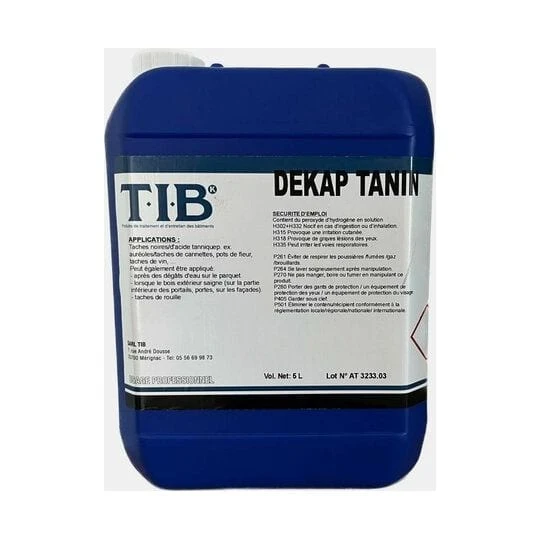 Décapant Dékap'tanin Prêt à L'emploi 8605 TIB 3 Décapant Dékap'tanin Prêt à L'emploi 8605 TIB