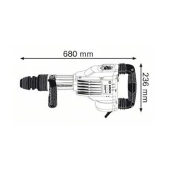 Marteau Piqueur GSH 11 VC SDS MAX BOSCH 0611336000 -Outils Des Pros 1 478