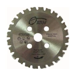 Disque Pour Découpeuse Fer à Béton TCT110/10 ATDV