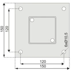 Pied Poteau à Boulonner 428303.99 WAELBERS 8 Pied Poteau à Boulonner 428303.99 WAELBERS -Outils Des Pros 1 62