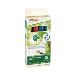 Pochette De 4 Marqueurs écologiques Pour Chevalet 4-31-4 EDDING