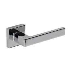 Ensemble Sur Rosace Carrée KRISTINA Finition Chromé BrillantENDEX