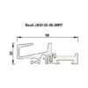 Profil De Seuil Aluminium JSOI20-58-25RT JSOI20-58-25RT-NA BILCOCQ -Outils Des Pros 1 974